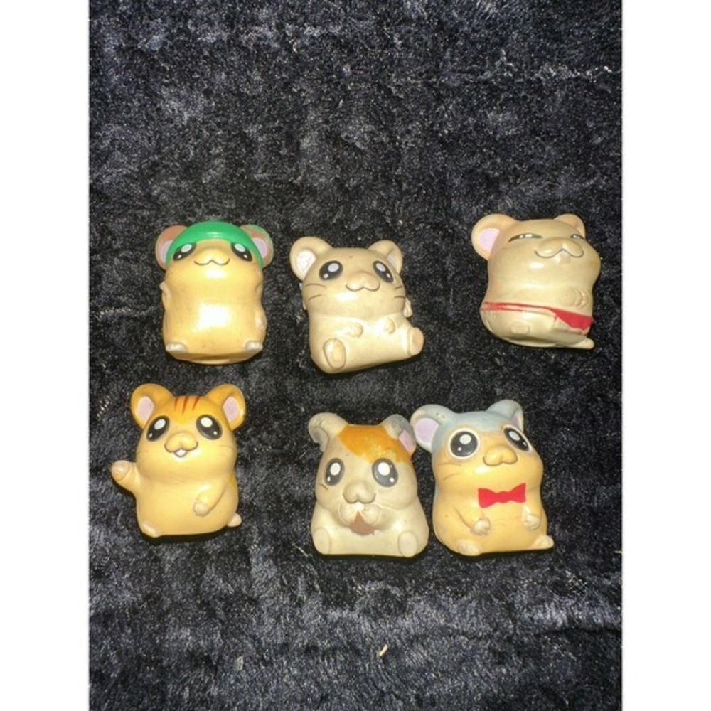 Hamtaro Figures lot of 6 used‎ B2-11